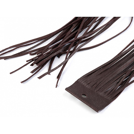 Leather String width 2 mm,  120 cm, darkbrown, 20 pc.