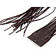 Leather String width 2 mm,  120 cm, darkbrown, 20 pc.