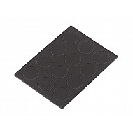 Self-adhesive Magnets, black