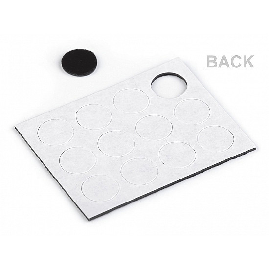 Self-adhesive Magnets, black