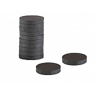 Magnet Ø20 mm, anthracite, 10 pc.