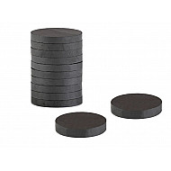 Magnet Ø25 mm, anthracite, 10 pc.