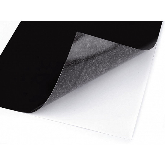 Self-adhesive Magnetic Foil A4, black