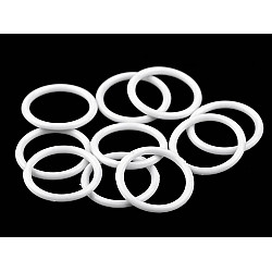 Plastic Ring Ø30 mm, white, 10 pc.