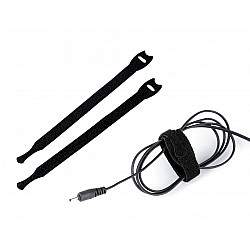 Velcro Cable Tie length 20 cm, black, 10 pc.