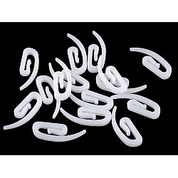 Plastic Hook for Curtains, white, 50 pc.