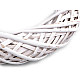 Wicker Wreath Ø40 cm, white