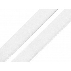 Nylon Adhesive Loop Fastener, width 20 mm, White, 25 m