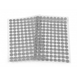 Hook And Loop Self Adhesive Circles / Dots Ø10 mm, dove grey