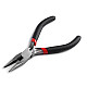 Chain Nose Cutting Pliers with teeth 125 mm, black