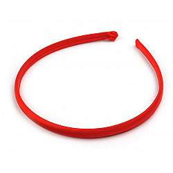 Satin Headband, red