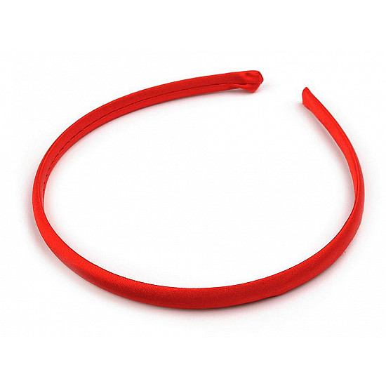 Satin Headband, red