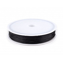 Clear Invisible Elastic Nylon Thread Ø0.4-0.6 mm, black