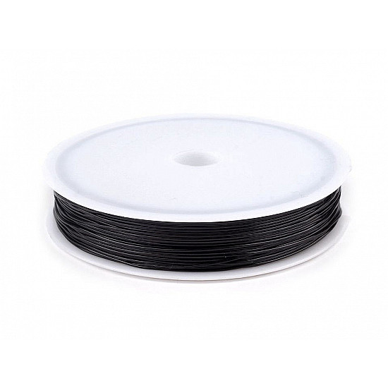 Clear Invisible Elastic Nylon Thread Ø0.4-0.6 mm, black