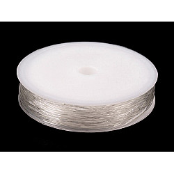 Clear Invisible Elastic Nylon Thread Ø0.8 mm, Transparent