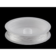 Clear Invisible Elastic Nylon Thread Ø1 mm, Transparent