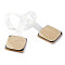 Magnetic Curtain Buckle, cream, 2 pc.