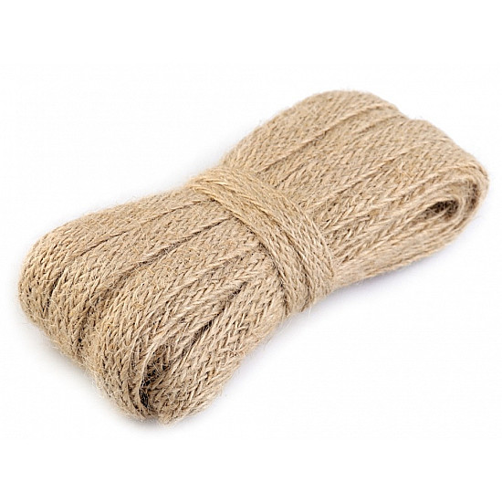 Sisal Stringing Material width 11 mm, cream, 10 m