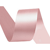 Double Faced Satin Ribbon width 40 mm, powder, 20 m