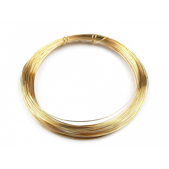 Wire Ø0.3 mm, gold