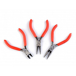 Set of Jewellery Pliers, medium red