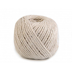 Cotton String / Twine Ø2 mm (rola 50 m), ecru light