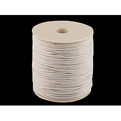 Cotton Waxed Cord Ø1,5-2 mm, white