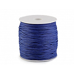 Cotton Waxed Cord Ø1,5-2 mm, blue sapphire