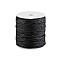 Cotton Waxed Cord Ø1,5-2 mm, black