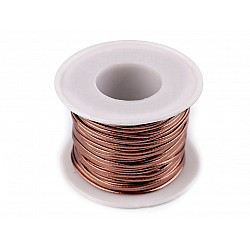 Eco Leather Cord 1.5 mm, copper med., 25 m