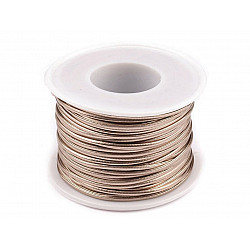 Eco Leather Cord 1.5 mm, pink gold, 25 m