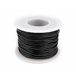 Eco Leather Cord 1.5 mm, black, 25 m