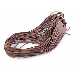 Leather String width 2 mm, 95 cm, light brown, 20 pc.