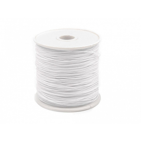 Cord PES Ø0.5 mm, white