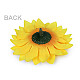 Artificial Sunflower Head Ø70 mm, yellow, 10 pc.