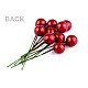 Artificial Red Rowan Berries Ø12 mm, red strawberry, 20 pc.