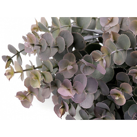 Artificial Eucalyptus Leaf, grey-green, 7 pc.