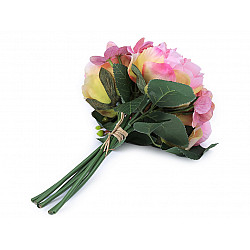 Artificial Flower Bouquet Peony, Hydrangea, cream lightest