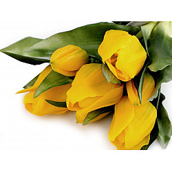 Artificial Tulip Bouquet, yellow