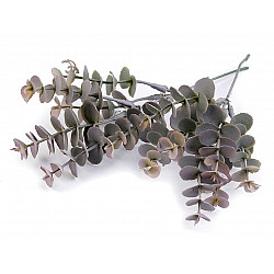 Artificial Eucalyptus Leaf, grey-green, 7 pc.