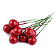 Artificial Red Rowan Berries Ø12 mm, red strawberry, 20 pc.