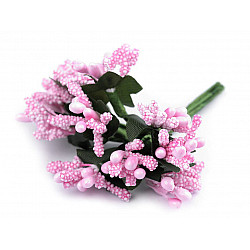 Floral / Florist Pistils on Wire, light pink, 12 pc.