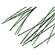 Paper Covered Floral Wire Ø0.5 - 0.7 mm, length 40 cm, green fern, 20 pc.