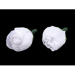 Artificial Rose Flower Ø20 mm, white, 30 pc.