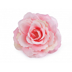 Artificial Rose Flower Ø80 mm, light pink, 2 pc.