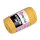 Knitting Yarn Macrame Cord 250 g - mustard, 1 Buc.