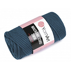 Knitting Yarn Macrame Cord 250 g - paraffin blue, 1 Buc.