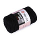 Knitting Yarn Macrame Cord 250 g - black, 1 Buc.