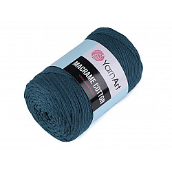 Fir de tricotat / croșetat Macrame Cotton, 250 g - gri petrol