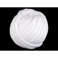 Fir tubular cu umplutură Marshmallow la metru, 750 g - alb